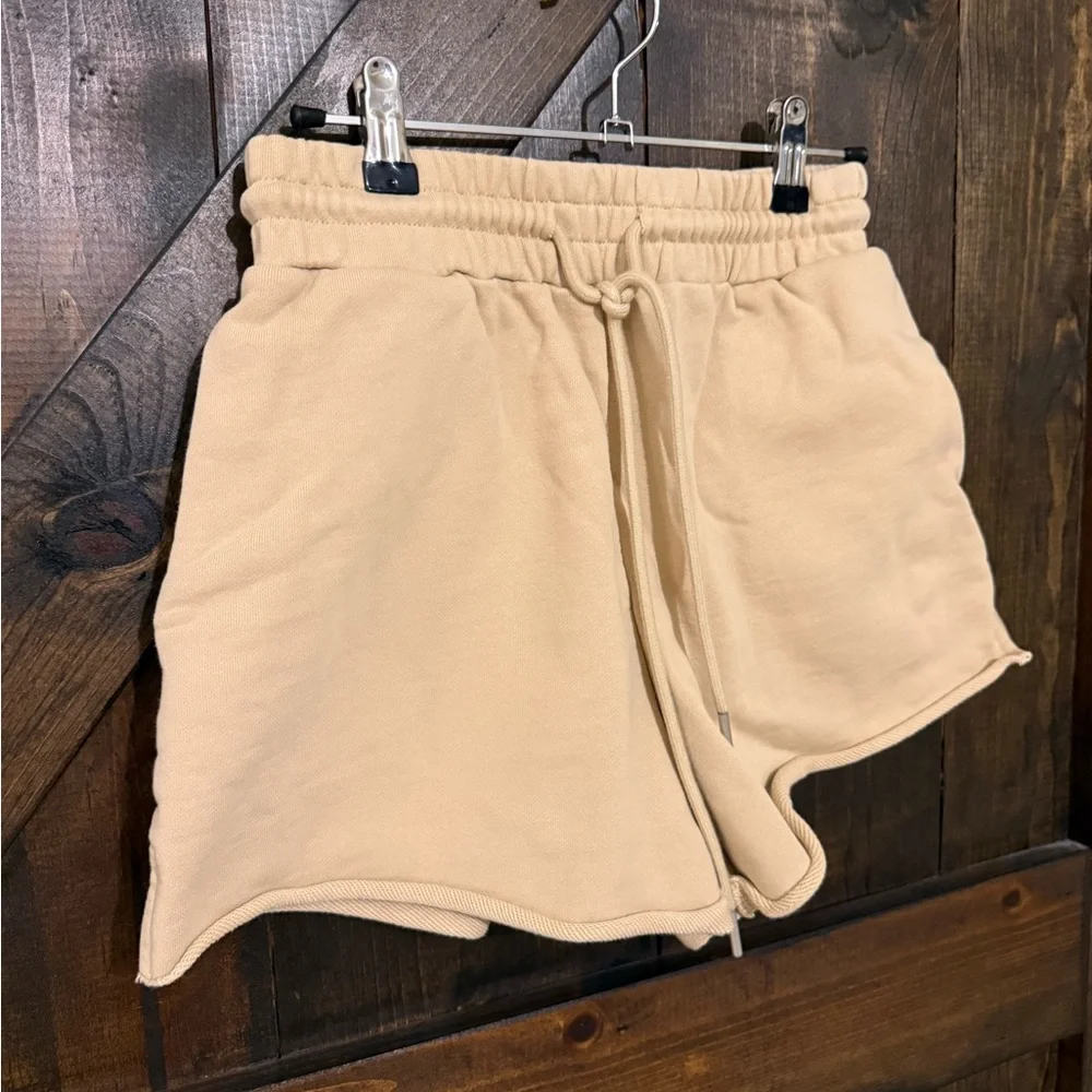 Tan Sweatshirt and Short set for Women - Picture 7 of 10